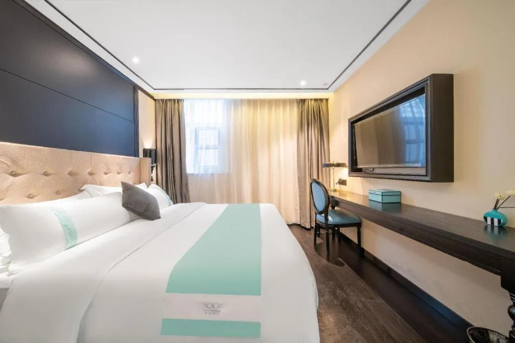 Bed in Xana Hotelle Jinan Daminghu North Gate