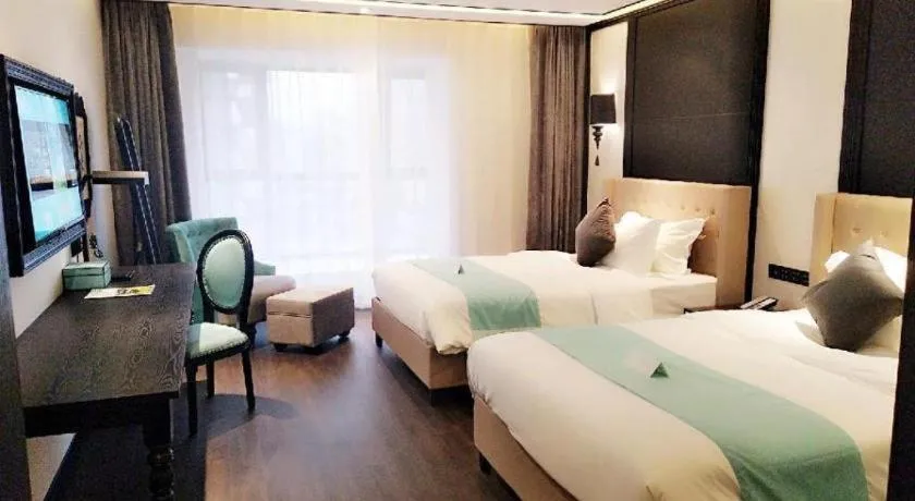 Bed in Xana Hotelle Jinan Daminghu North Gate