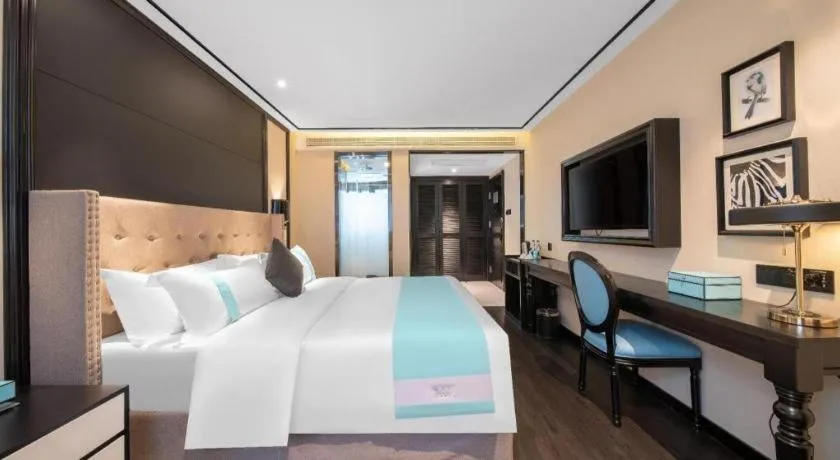 Bed in Xana Hotelle Jinan Daminghu North Gate