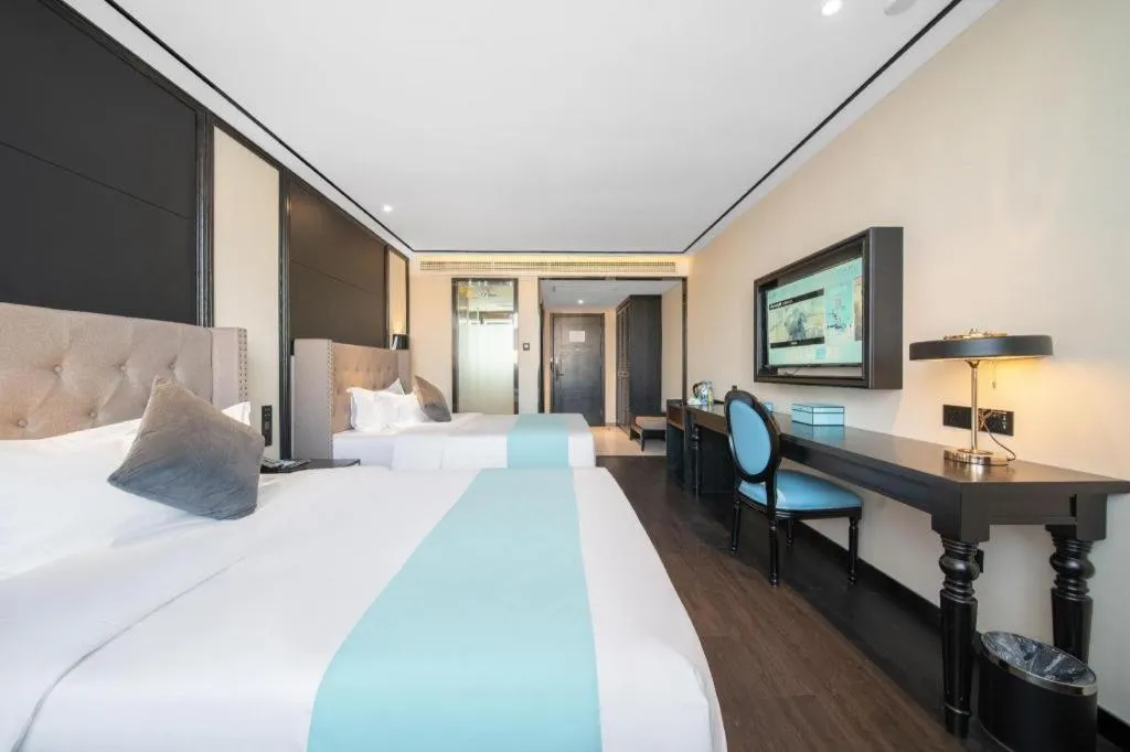 Bed in Xana Hotelle Jinan Daminghu North Gate