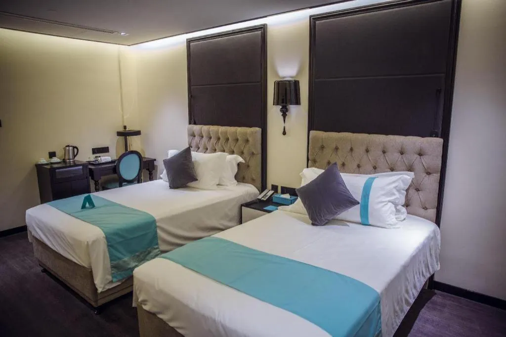 Bed in Xana Hotelle Beijing Olympic Park South Lishuiqiao Metro Station