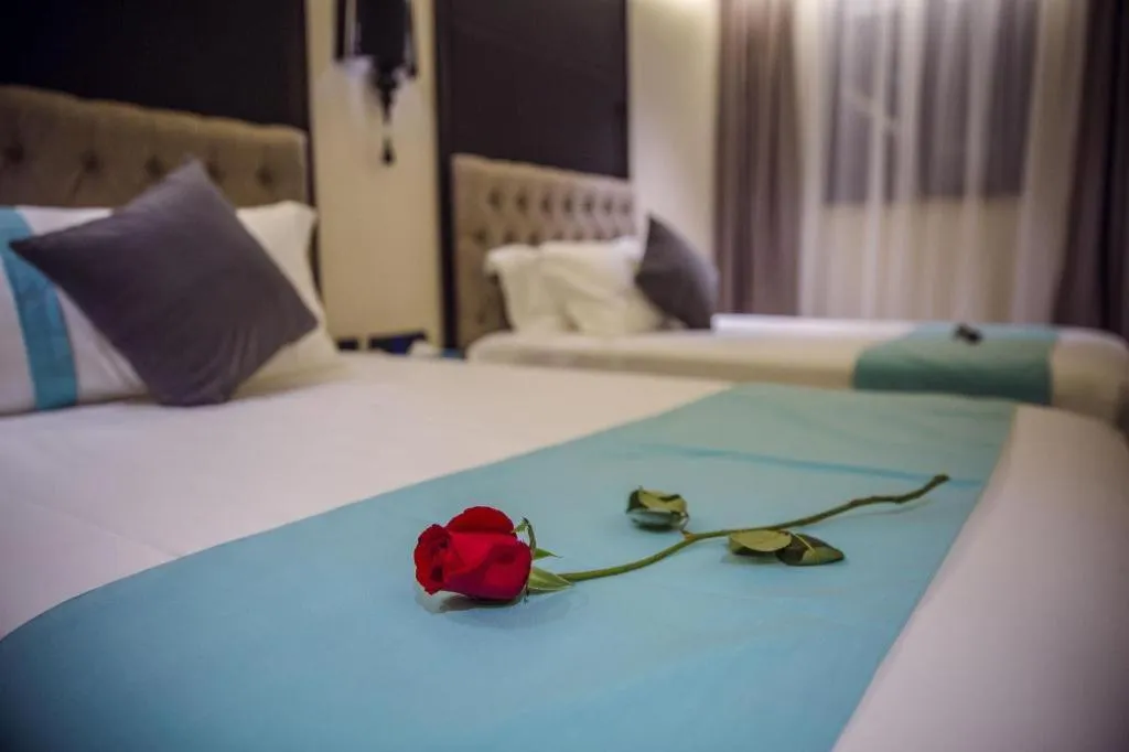 Bed in Xana Hotelle Beijing Olympic Park South Lishuiqiao Metro Station