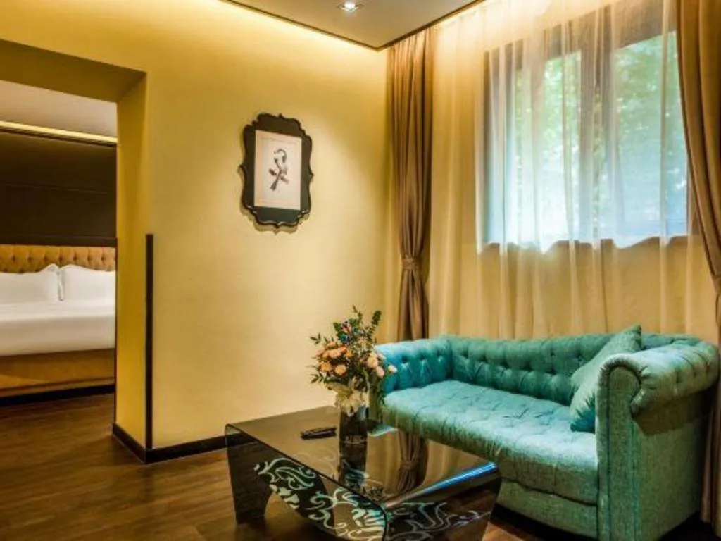 Bed in Xana Hotelle Beijing Olympic Park South Lishuiqiao Metro Station