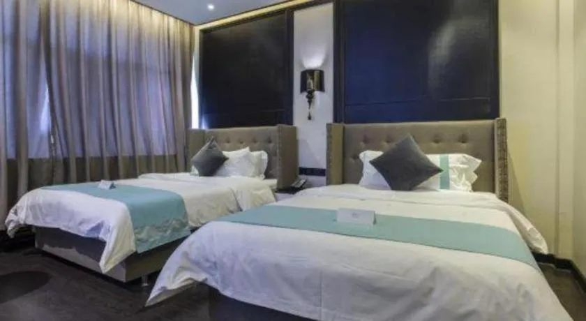 Bed in Xana Hotelle Shihezi Junken Museum Branch