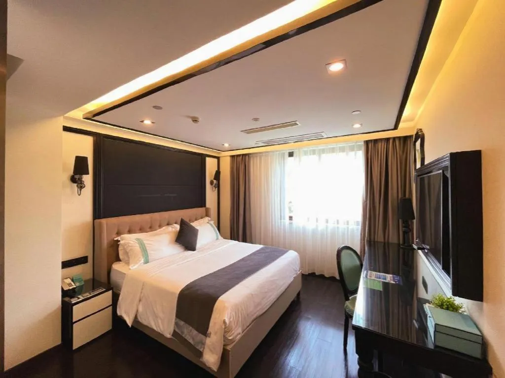 Bed in Xana Hotelle Xiamen Airport Zone Government