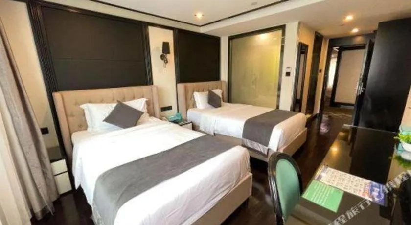 Bed in Xana Hotelle Xiamen Airport Zone Government