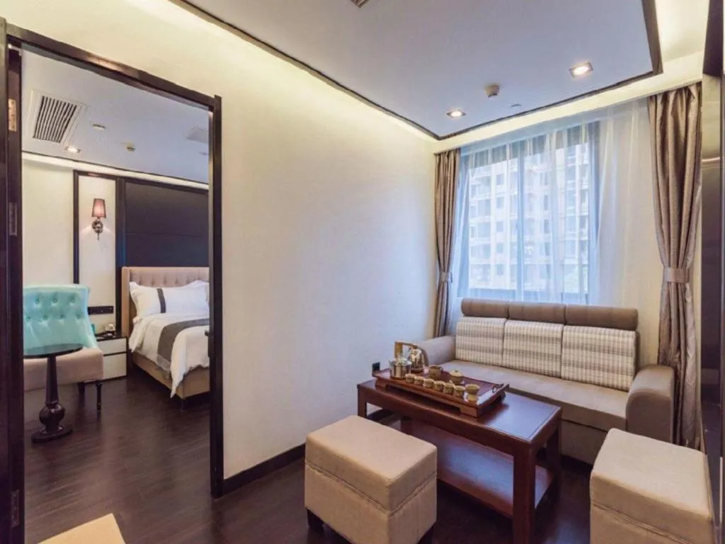 Bed in Xana Hotelle Xiamen Airport Zone Government