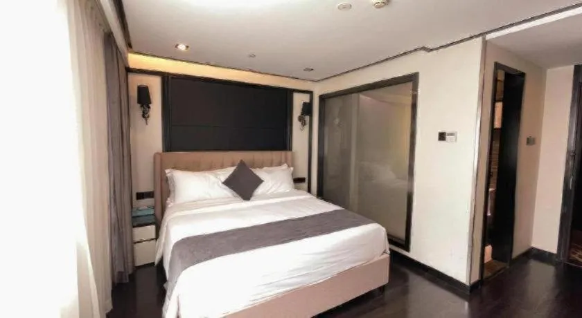 Bed in Xana Hotelle Xiamen Airport Zone Government