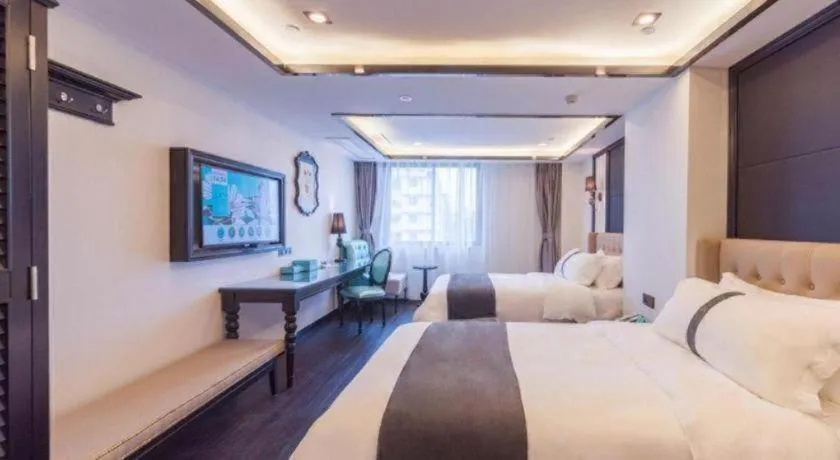 Bed in Xana Hotelle Xiamen Airport Zone Government