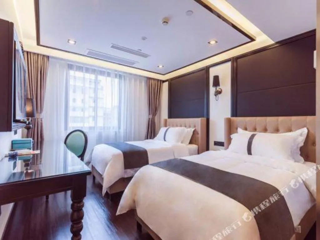 Bed in Xana Hotelle Xiamen Airport Zone Government