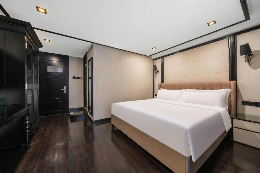 Bed in Xana Hotelle Xiamen Airport Zone Government