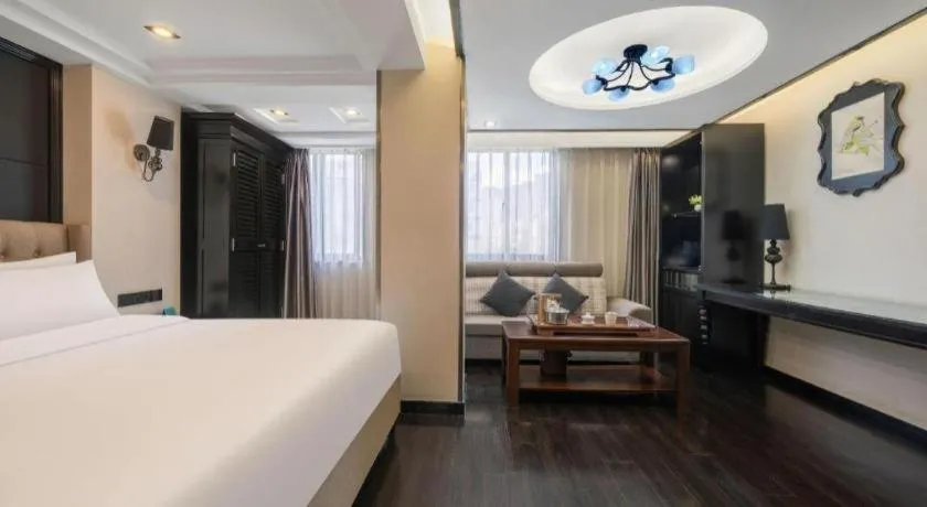 Bed in Xana Hotelle Xiamen Airport Zone Government