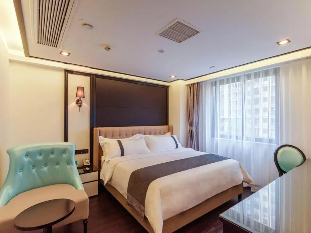 Bed in Xana Hotelle Xiamen Airport Zone Government