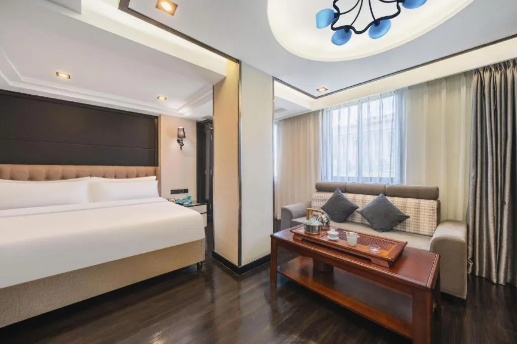 Bed in Xana Hotelle Xiamen Airport Zone Government