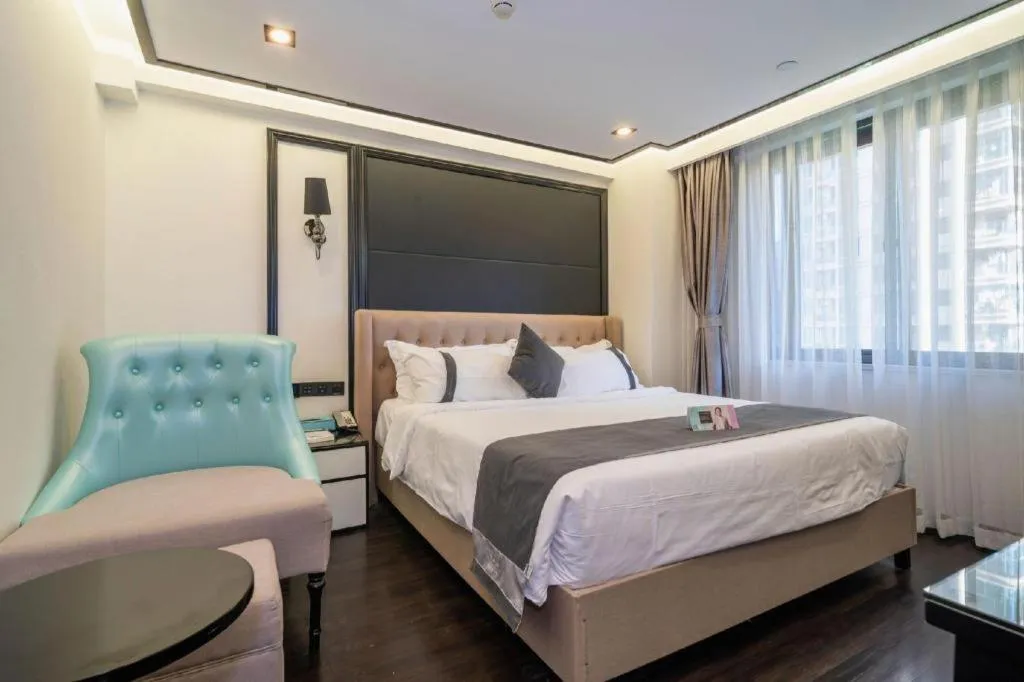 Bed in Xana Hotelle Xiamen Airport Zone Government