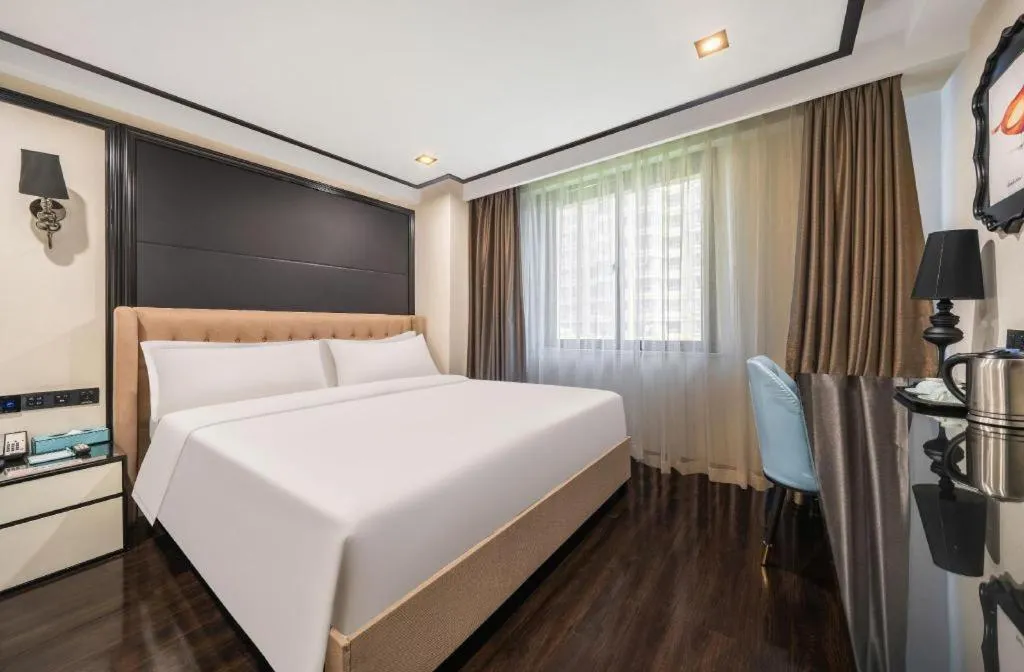 Bed in Xana Hotelle Xiamen Airport Zone Government