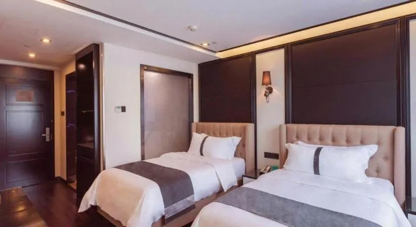Bed in Xana Hotelle Xiamen Airport Zone Government