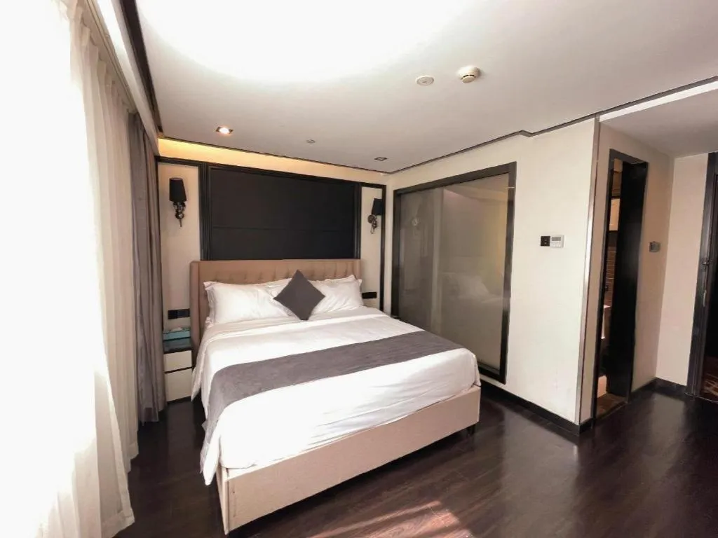 Bed in Xana Hotelle Xiamen Airport Zone Government