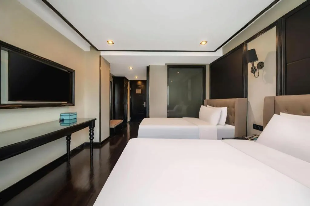 Bed in Xana Hotelle Xiamen Airport Zone Government