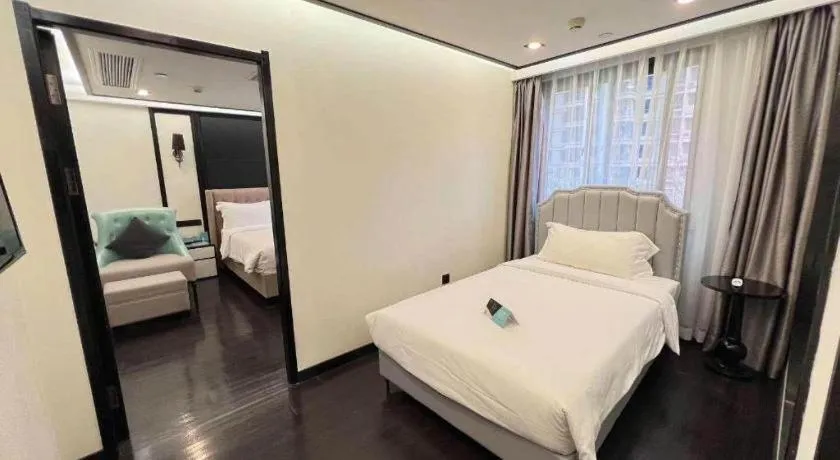 Bed in Xana Hotelle Xiamen Airport Zone Government