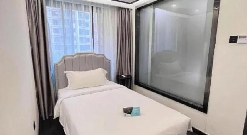Bed in Xana Hotelle Xiamen Airport Zone Government
