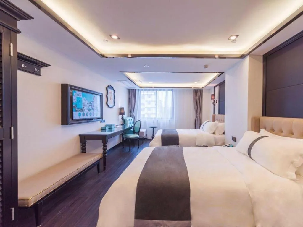 Bed in Xana Hotelle Xiamen Airport Zone Government