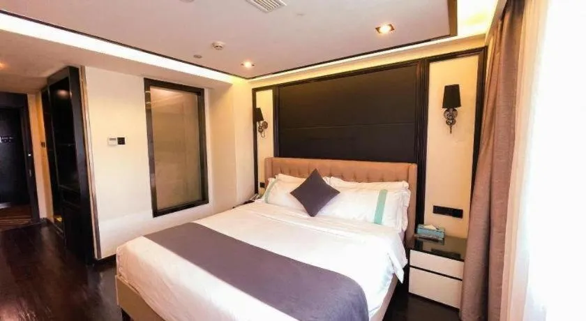 Bed in Xana Hotelle Xiamen Airport Zone Government