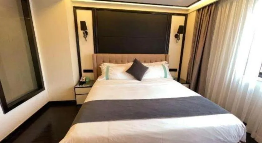 Bed in Xana Hotelle Xiamen Airport Zone Government