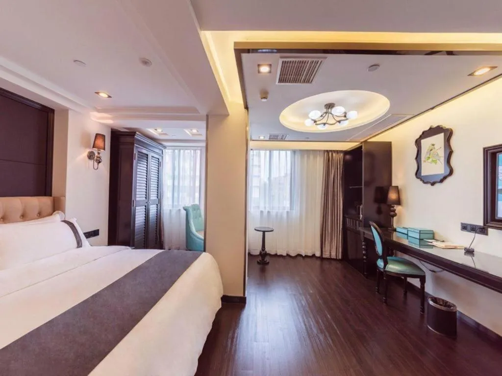 Bed in Xana Hotelle Xiamen Airport Zone Government