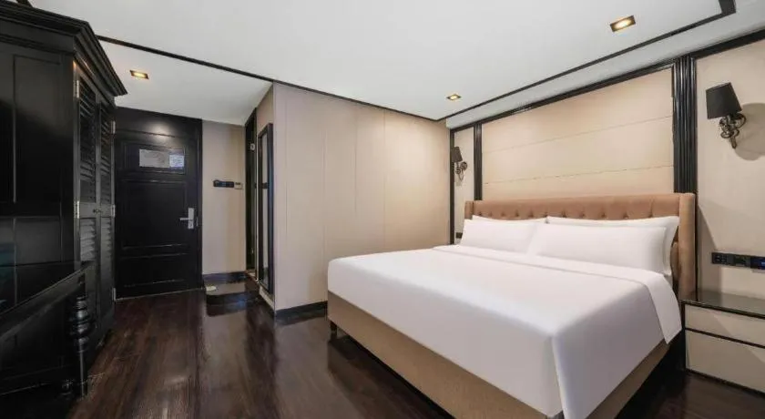 Bed in Xana Hotelle Xiamen Airport Zone Government