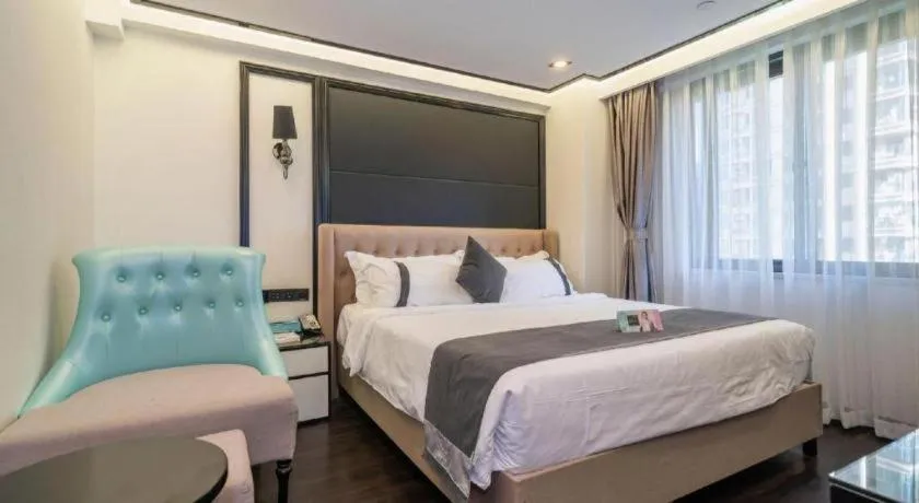 Bed in Xana Hotelle Xiamen Airport Zone Government