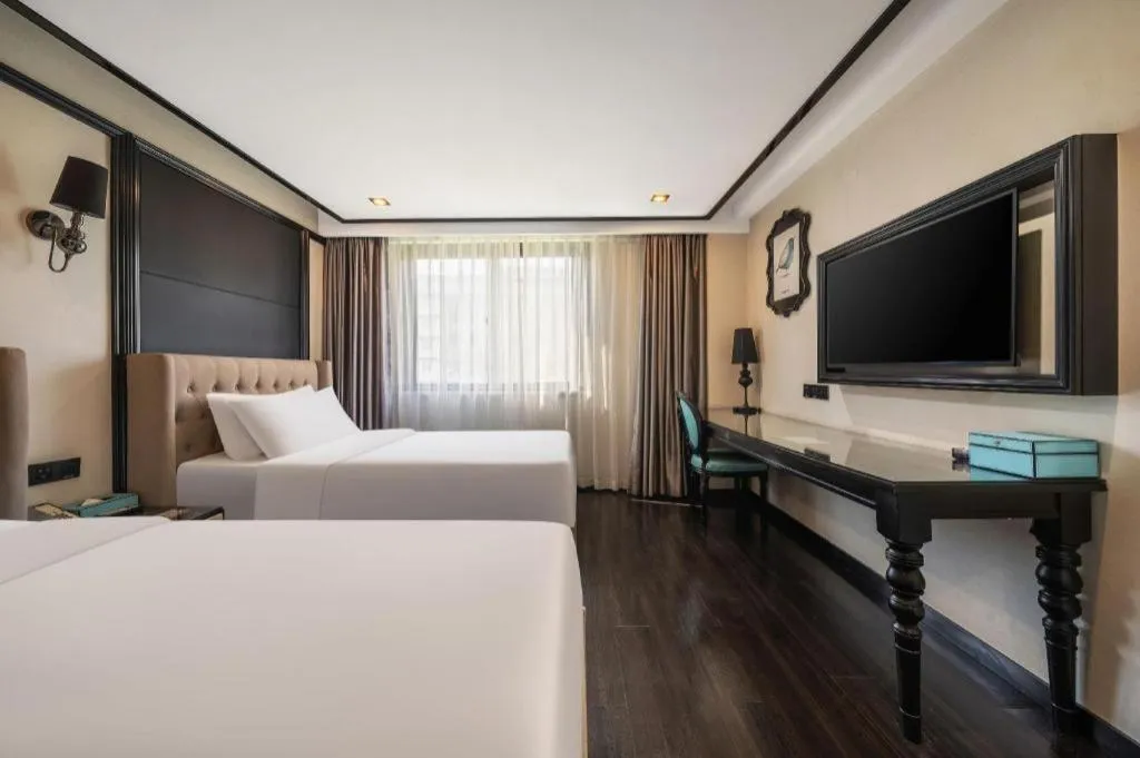 Bed in Xana Hotelle Xiamen Airport Zone Government