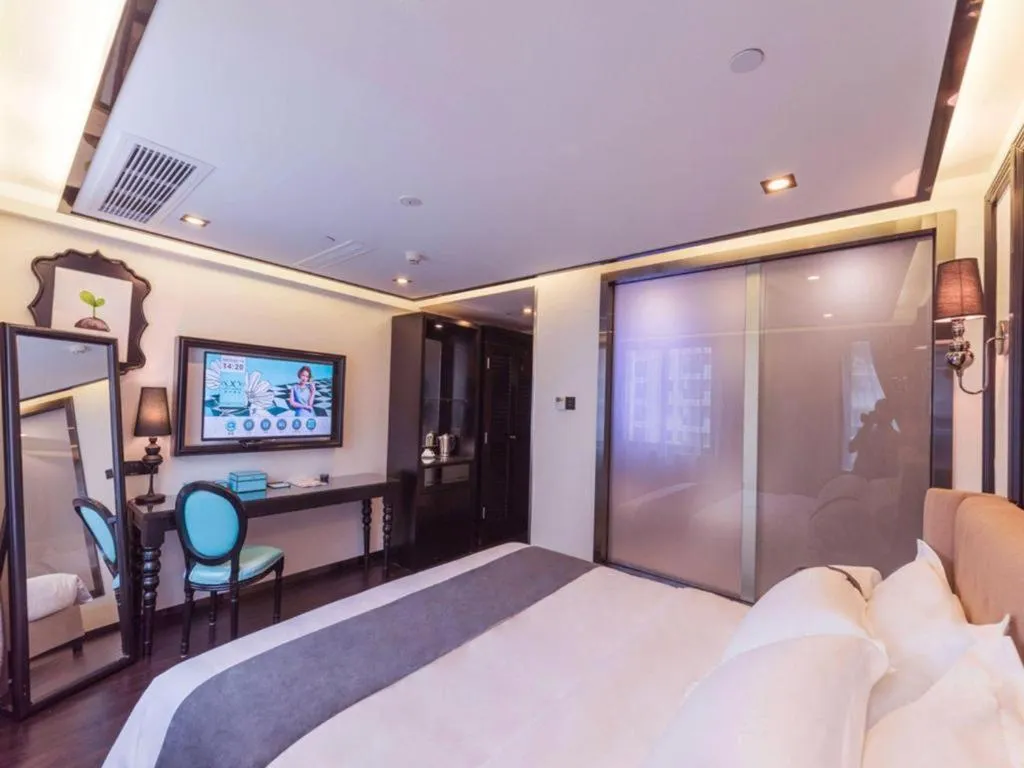 Bed in Xana Hotelle Xiamen Airport Zone Government