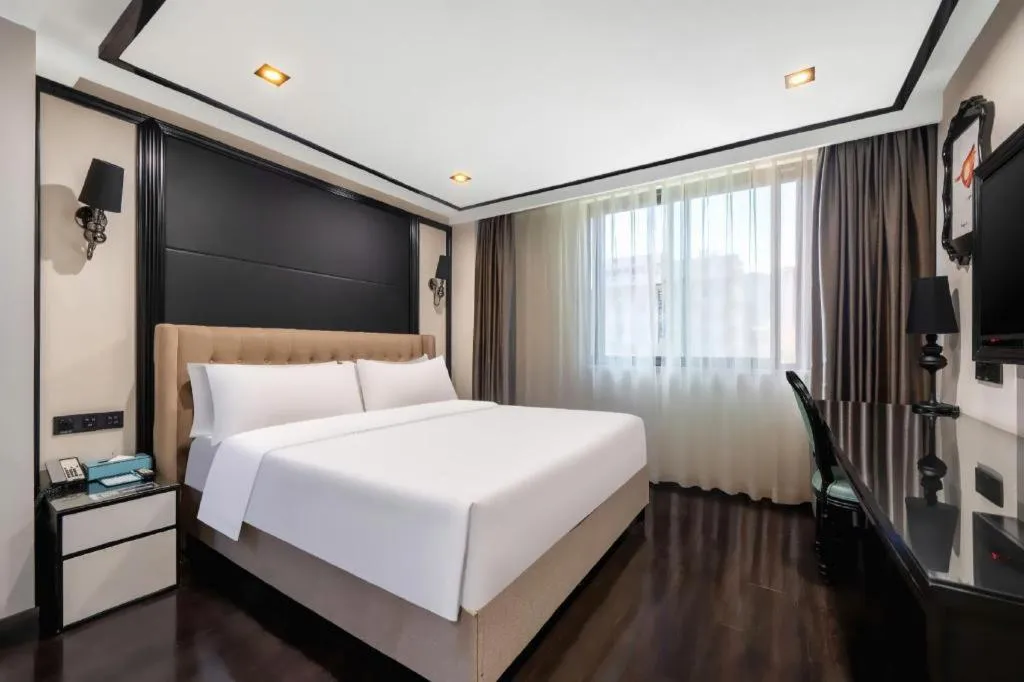 Bed in Xana Hotelle Xiamen Airport Zone Government