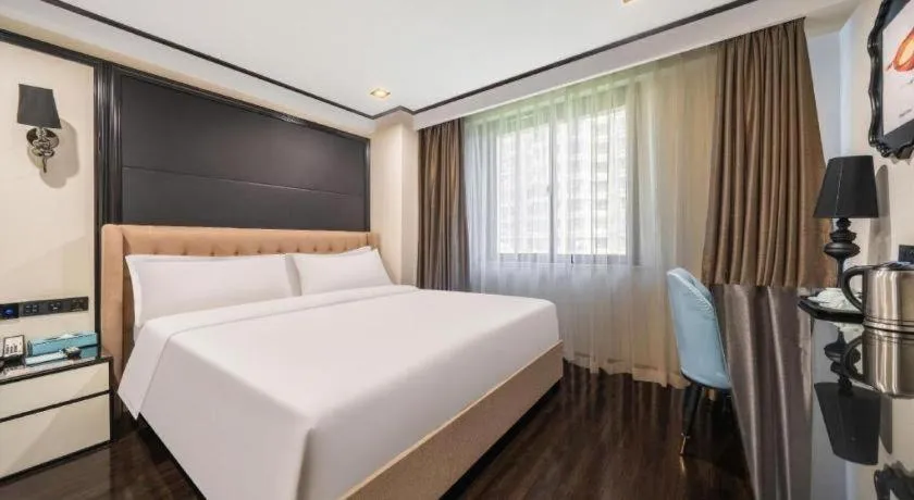 Bed in Xana Hotelle Xiamen Airport Zone Government