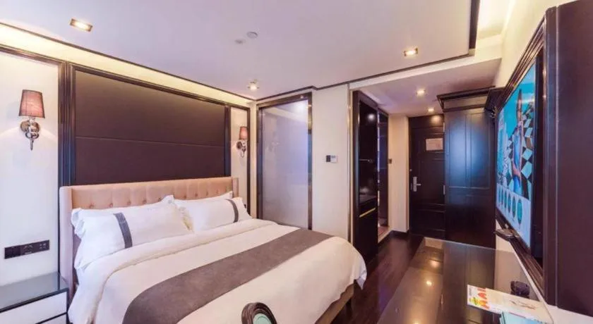 Bed in Xana Hotelle Xiamen Airport Zone Government