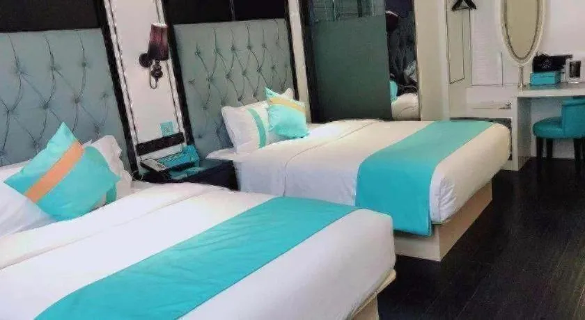 Bed in Xana Hotelle Neijiang City Center Branch