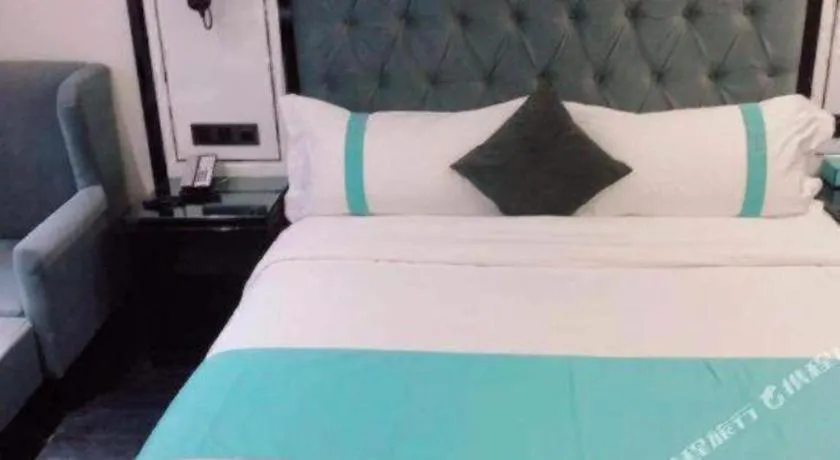 Bed in Xana Hotelle Neijiang City Center Branch