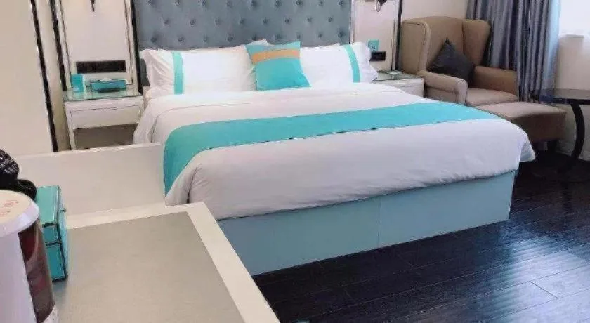 Bed in Xana Hotelle Neijiang City Center Branch