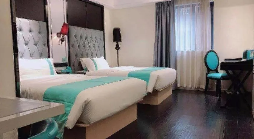 Bed in Xana Hotelle Neijiang City Center Branch