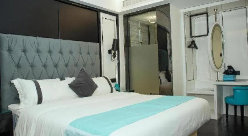 Bed in Xana Hotelle Neijiang City Center Branch