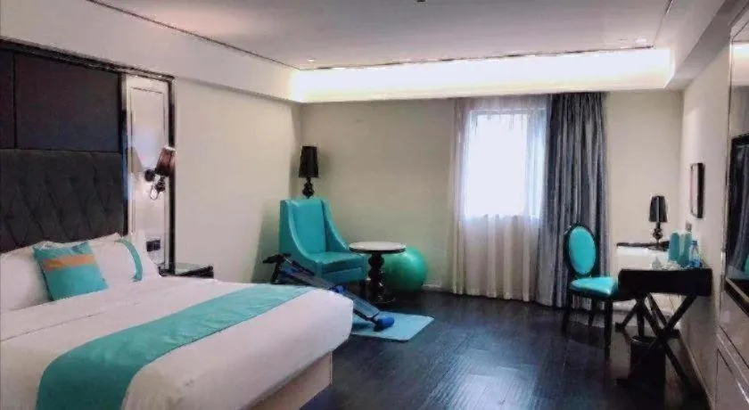 Bed in Xana Hotelle Neijiang City Center Branch