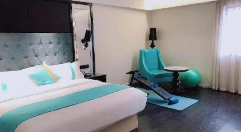 Bed in Xana Hotelle Neijiang City Center Branch