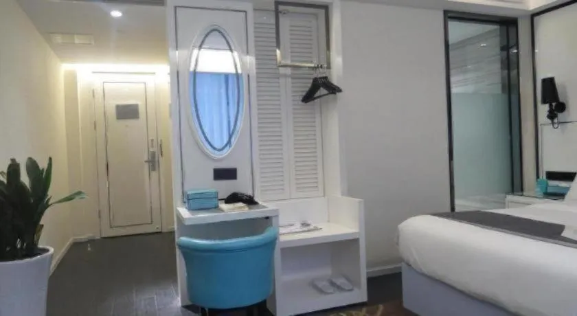 Bed in Xana Hotelle Neijiang City Center Branch