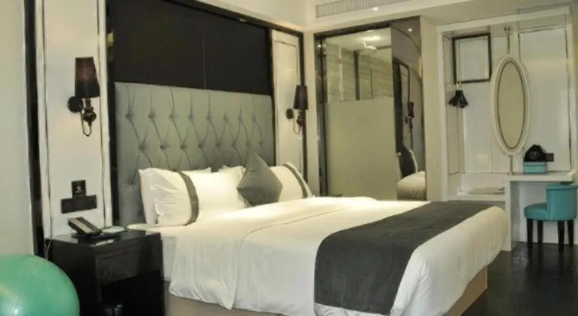 Bed in Xana Hotelle Neijiang City Center Branch