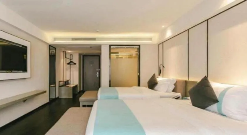 Bed in Xana Lite Guiyang Huaguoyuan Shuangzi Towers