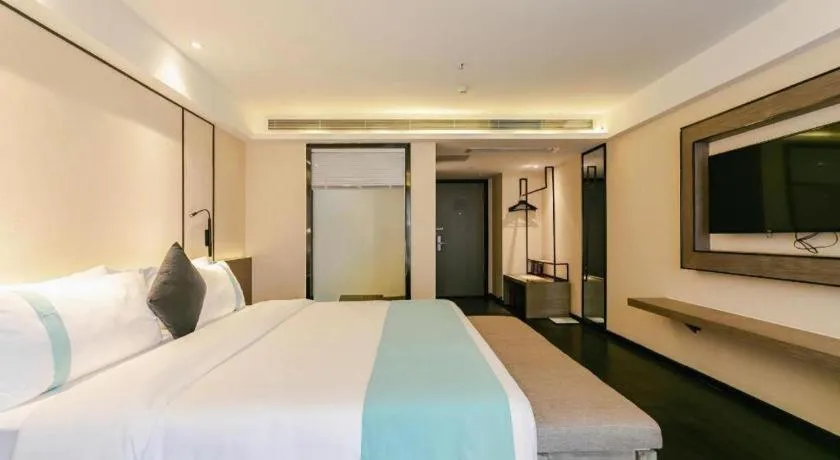 Bed in Xana Lite Guiyang Huaguoyuan Shuangzi Towers