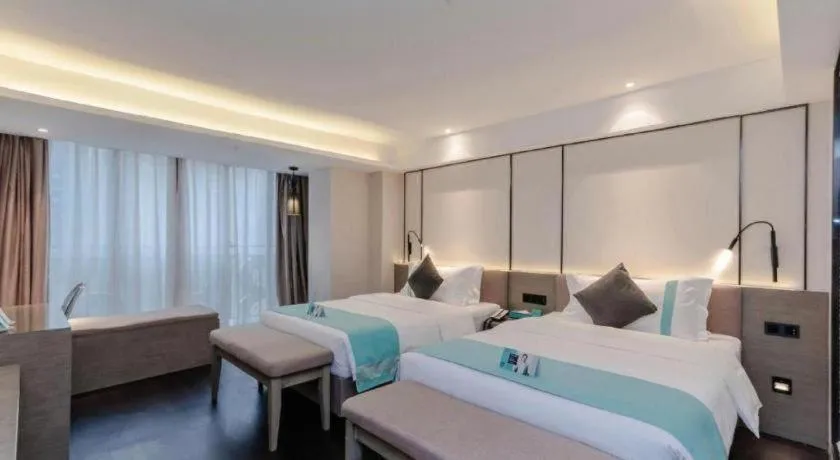 Bed in Xana Lite Guiyang Huaguoyuan Shuangzi Towers