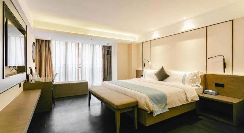 Bed in Xana Lite Guiyang Huaguoyuan Shuangzi Towers