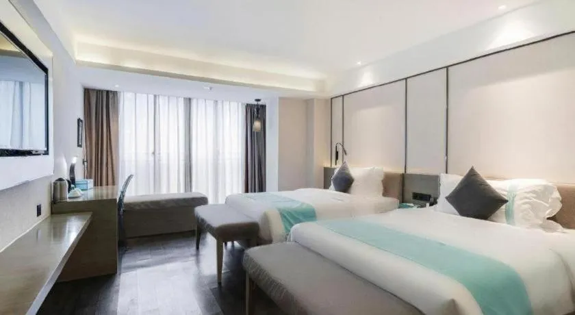 Bed in Xana Lite Guiyang Huaguoyuan Shuangzi Towers